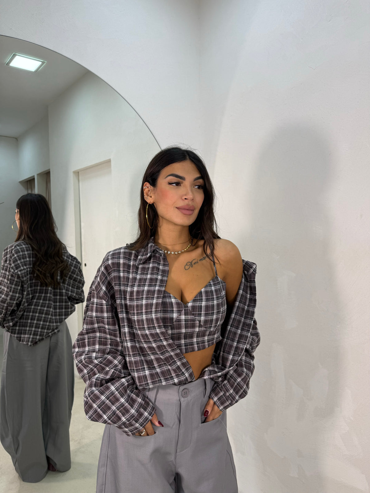 Camicia Con Top
