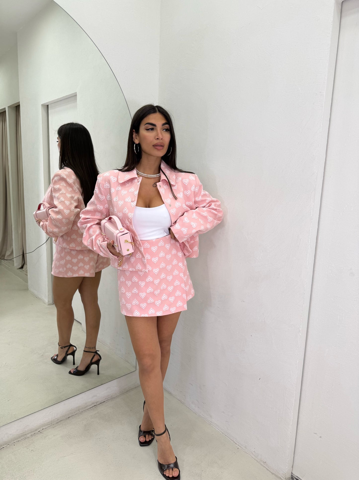 Coordinato Pink Heart