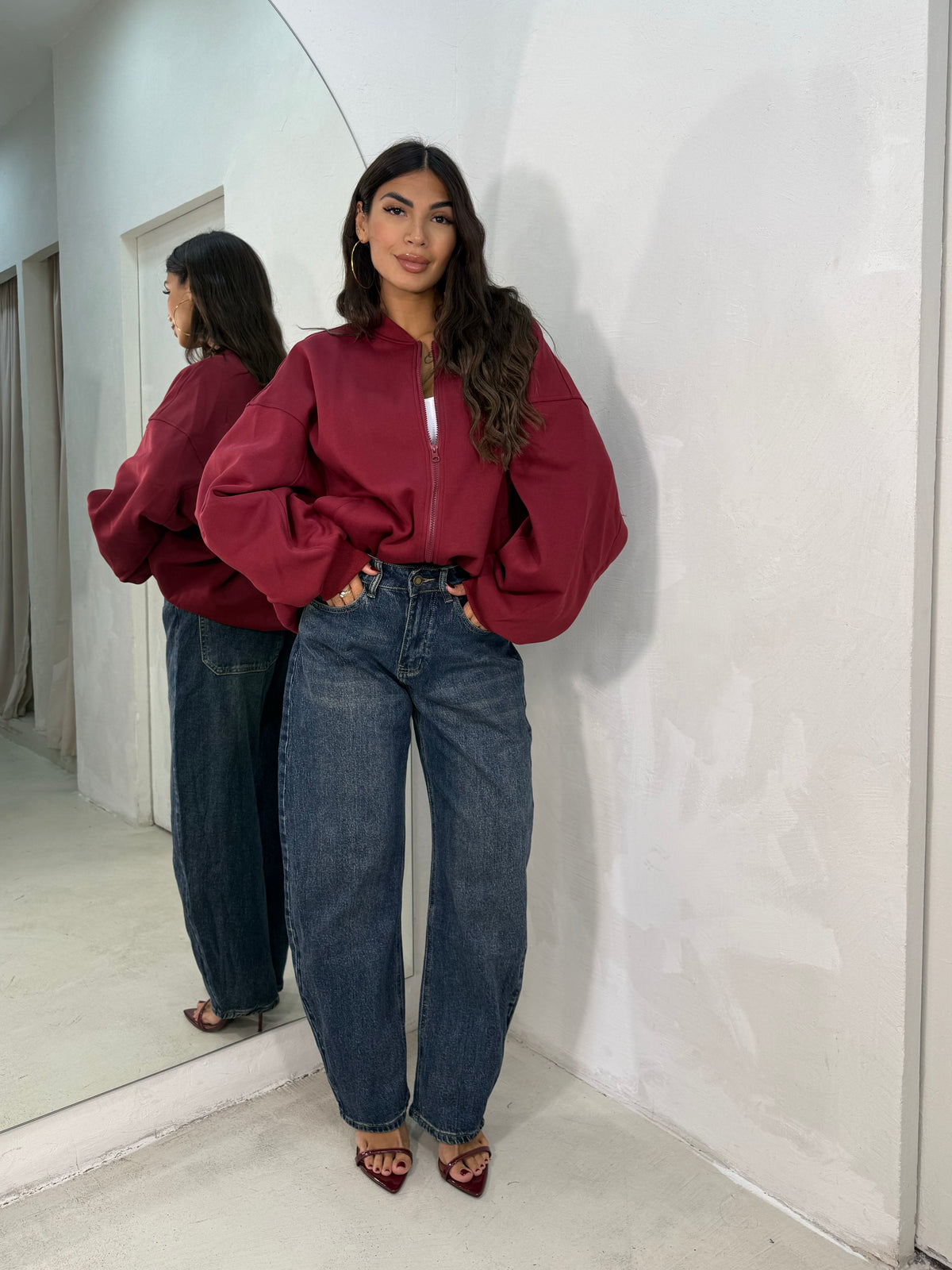 Felpa Bordeaux