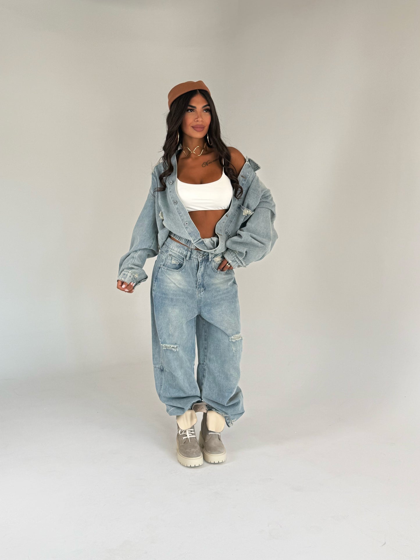 Coordinato In Denim