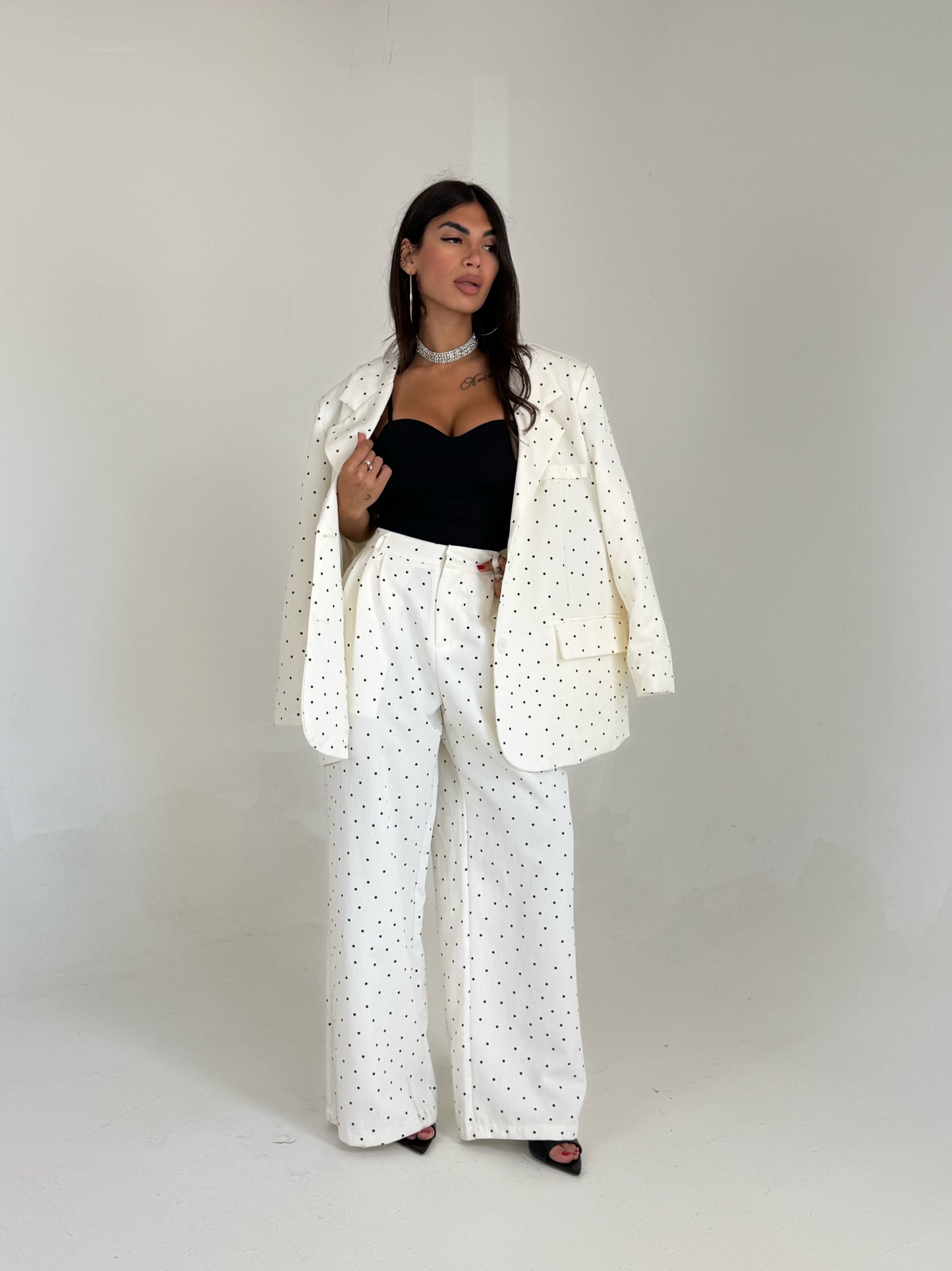 Tailleur Pois