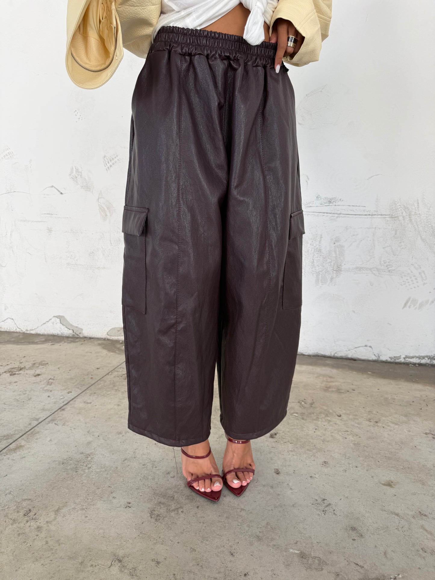 Pantalone Ecopelle