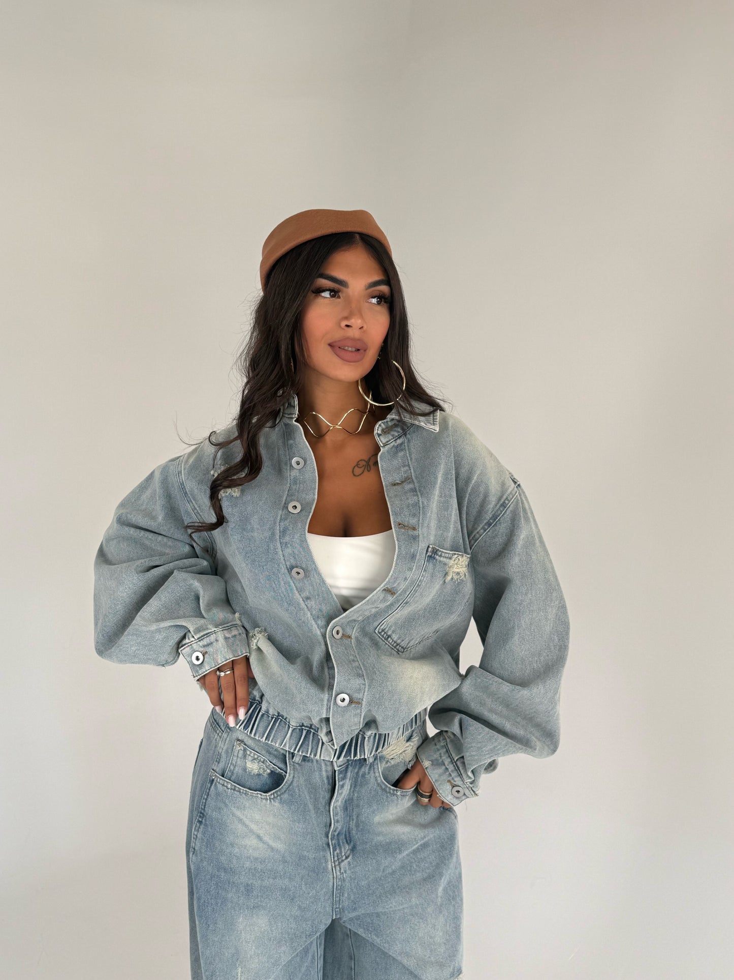 Coordinato In Denim