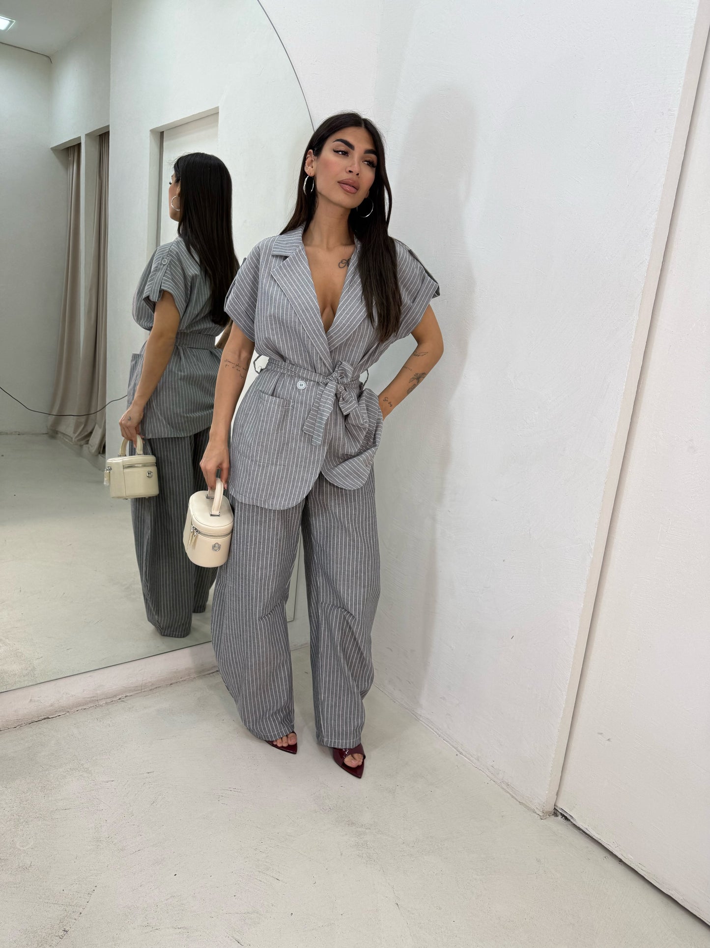 Tailleur Gessato