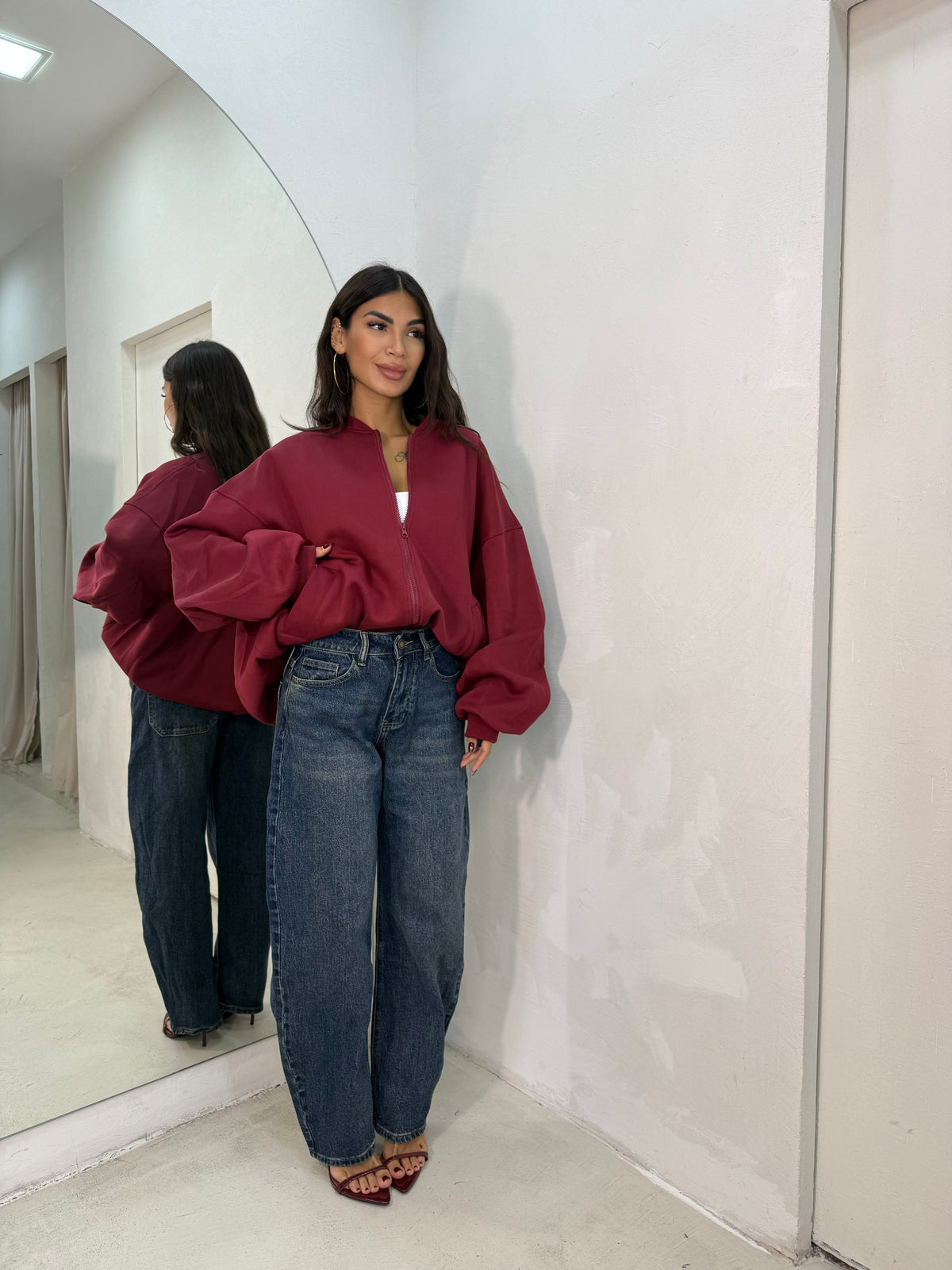 Felpa Bordeaux