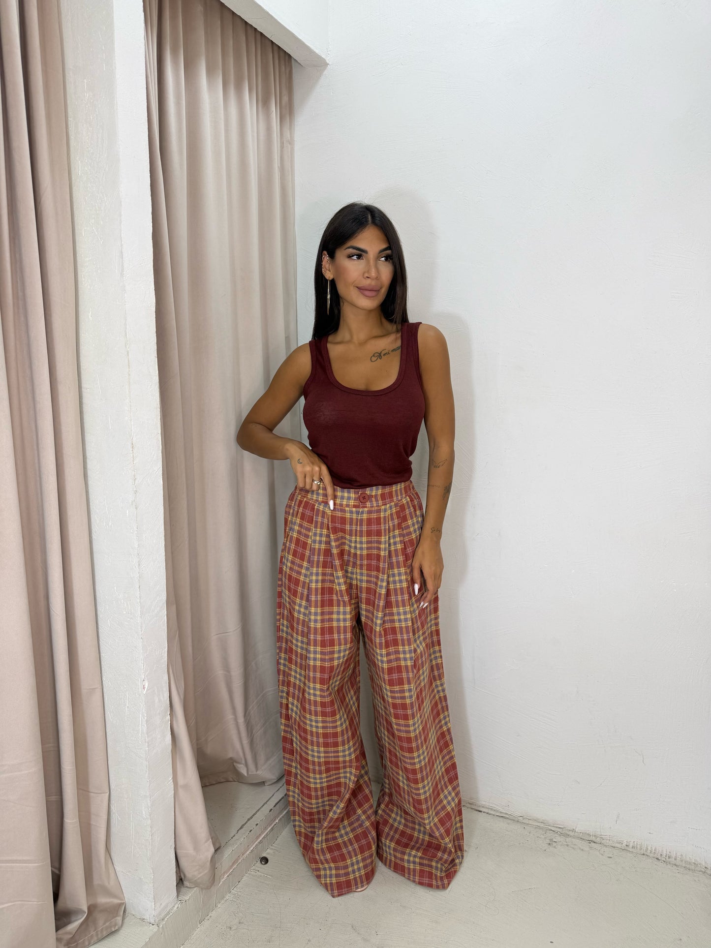 Pantalone Bordeaux