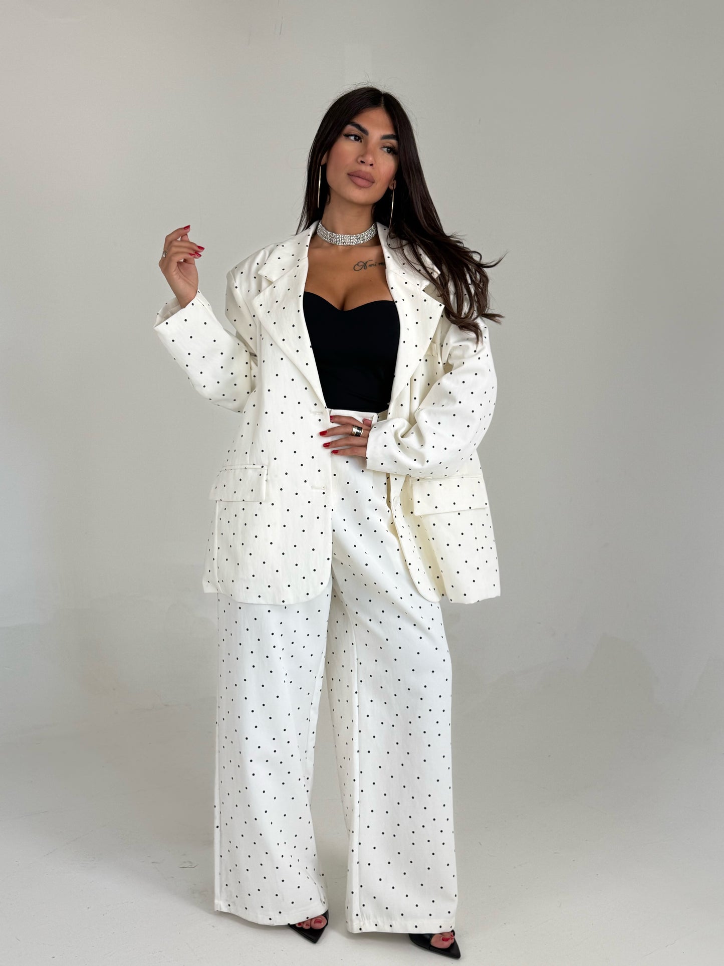 Tailleur Pois