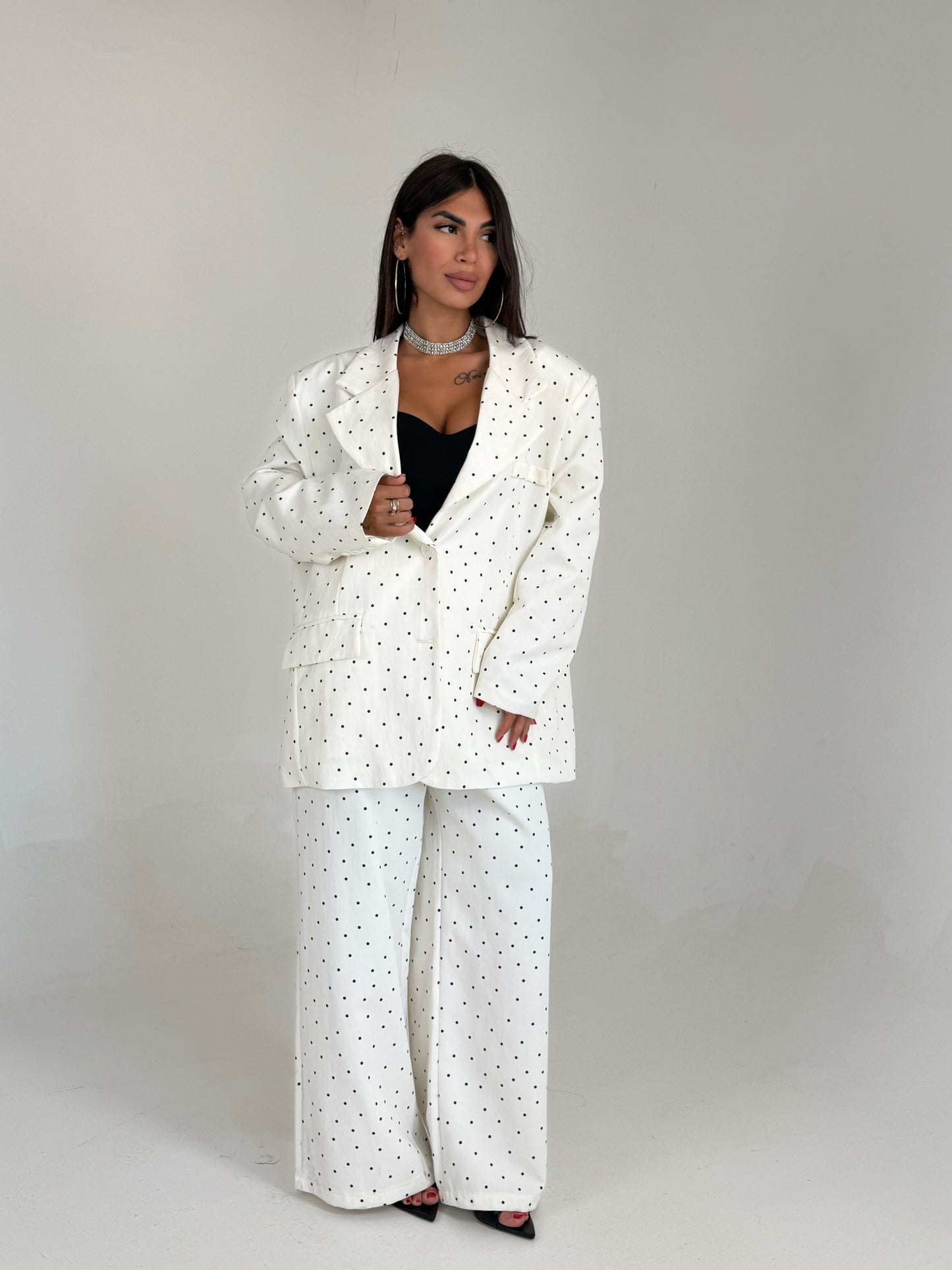 Tailleur Pois