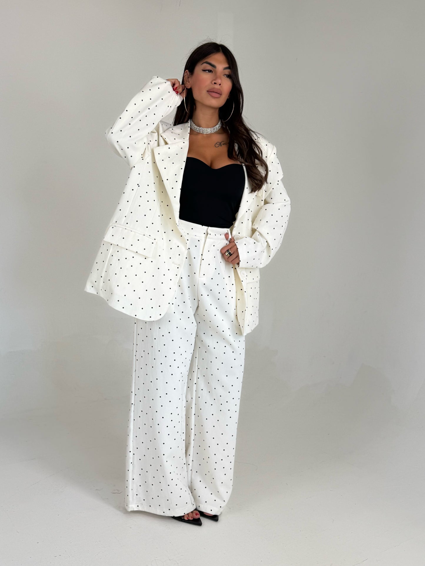 Tailleur Pois