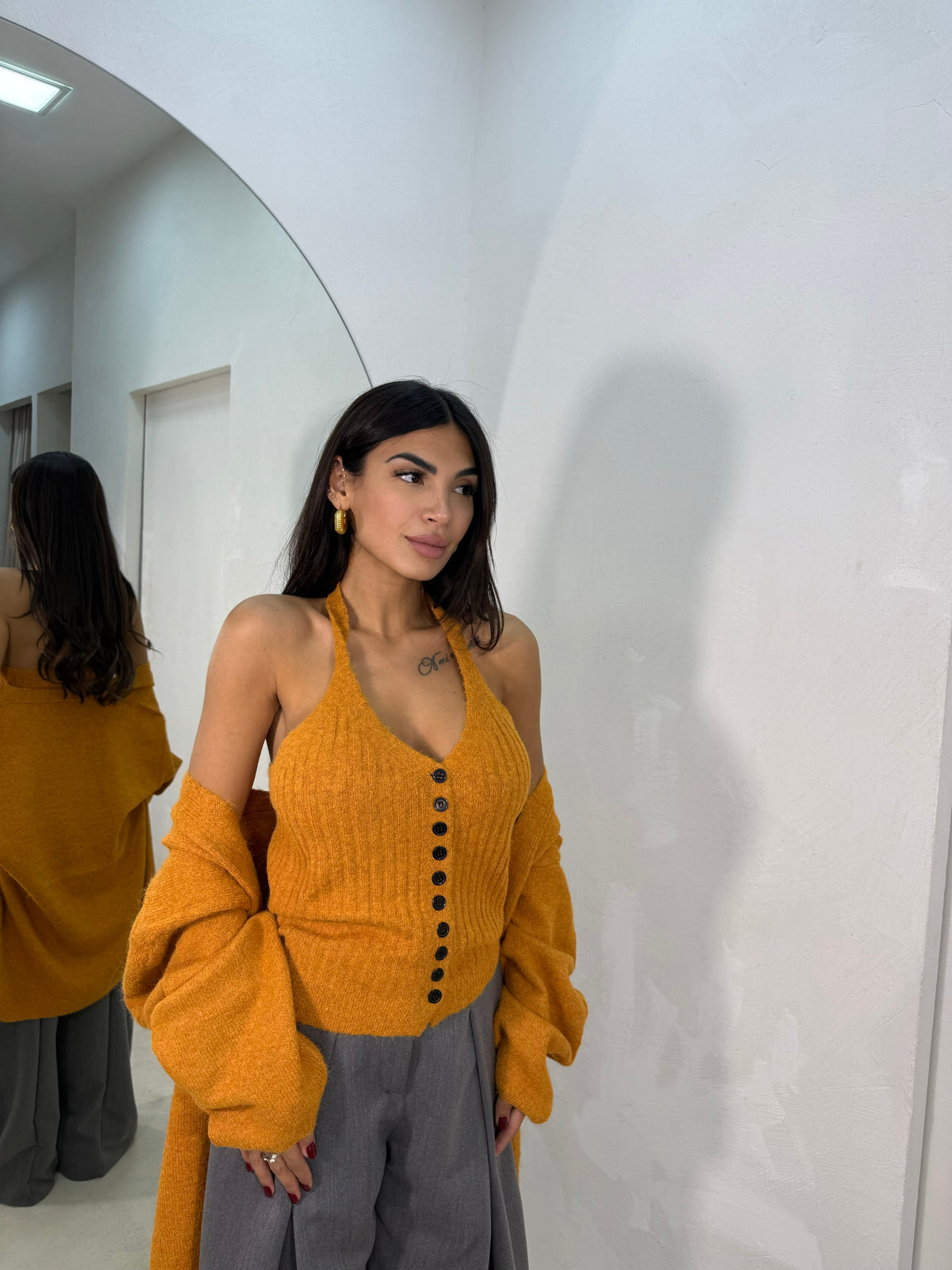 Cardigan Twinset Top